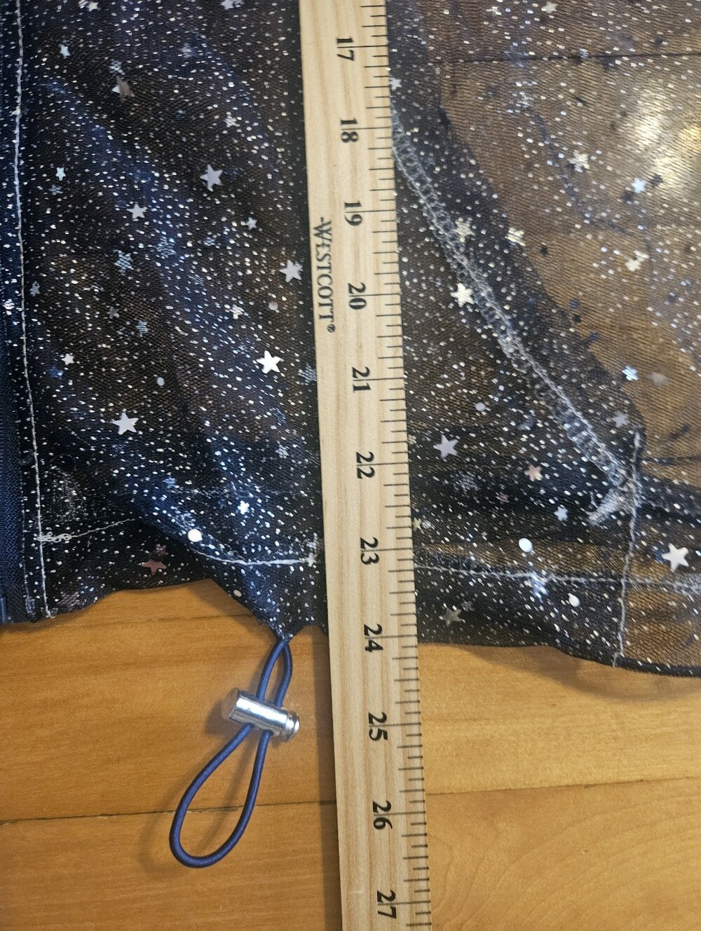 Transparent See-Through Whimsical Fairy-Style Glittery Zip-Up - Picture 10 of 12
